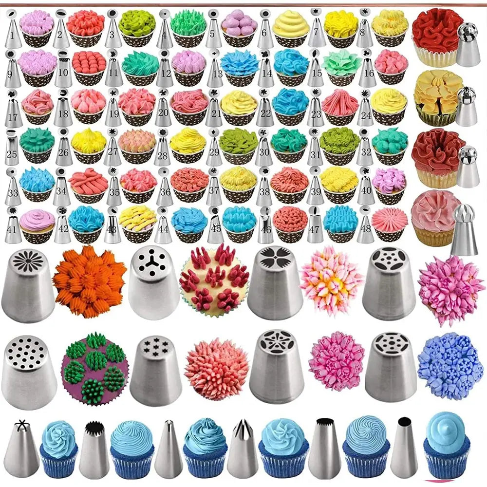 359 Piece Cake Decorating Set With 66 Tip Piping Bags