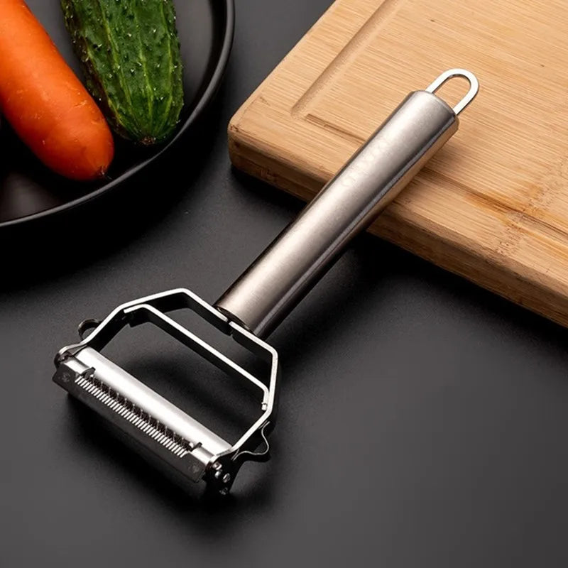 Stainless Steel Double Head Vegetable Peeler For Fruits And Vegetables