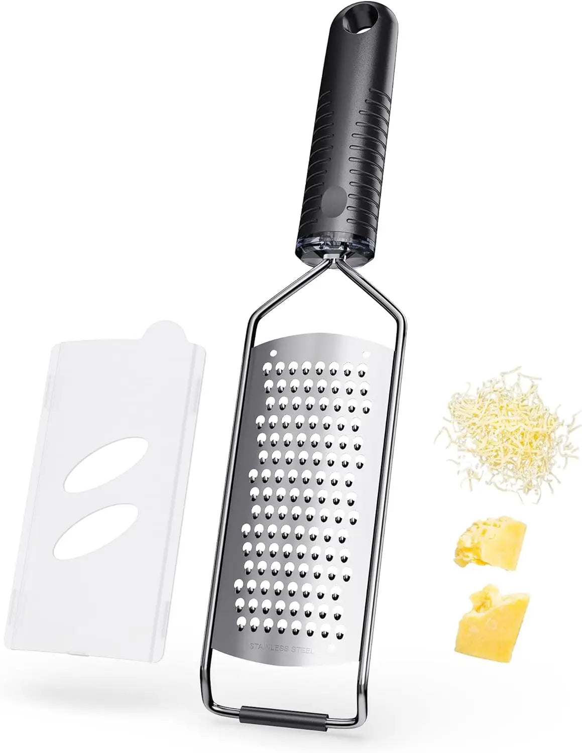 Multi Purpose Hand Grater Stainless Steel With Soft Rubber Handle