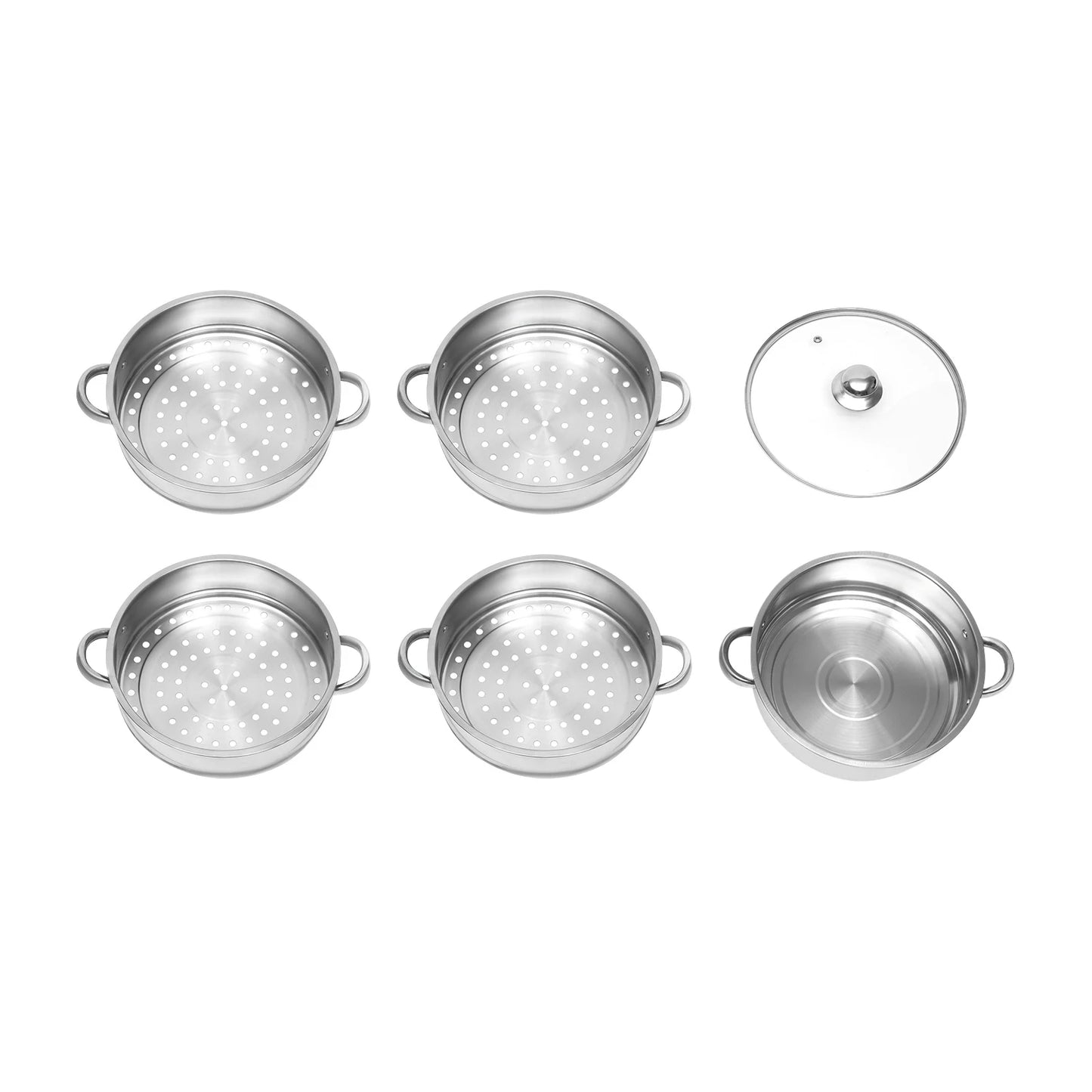 Stainless Steel Steamer 5 Tier Kitchen Steamer Durable And Clean