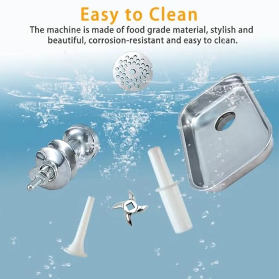 Commercial Electric Meat Grinder Stainless Steel Body 800W Heavy Duty