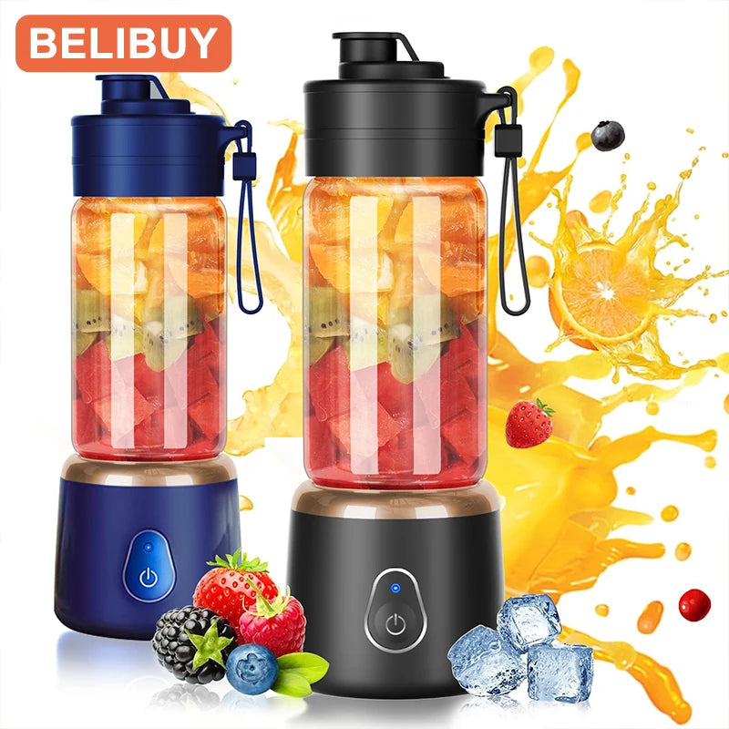 Portable USB Rechargeable Electric Juicer for Travel