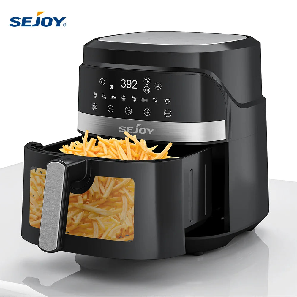 Sejoy 8-In-1 Air Fryer With Ceramic Coating And Precise Heating