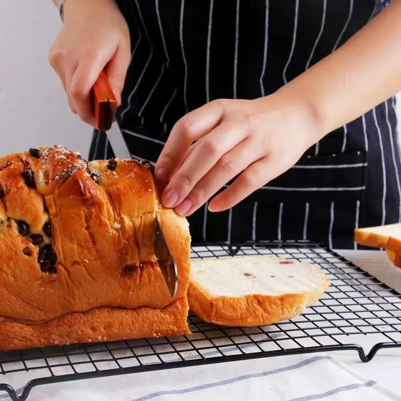 Serrated Bread Knife Stainless Steel Loaf Slicer For Cakes
