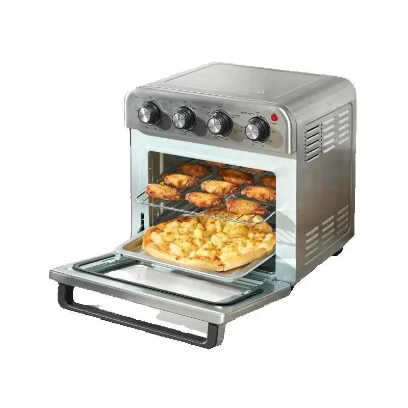 SucceBuy 18L 1800W Air Fryer Toaster Oven Stainless Steel Countertop With Grill