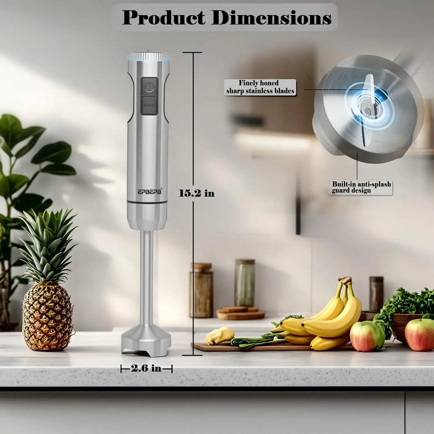 12 In 1 Immersion Blender Set Handheld Stick Mixer