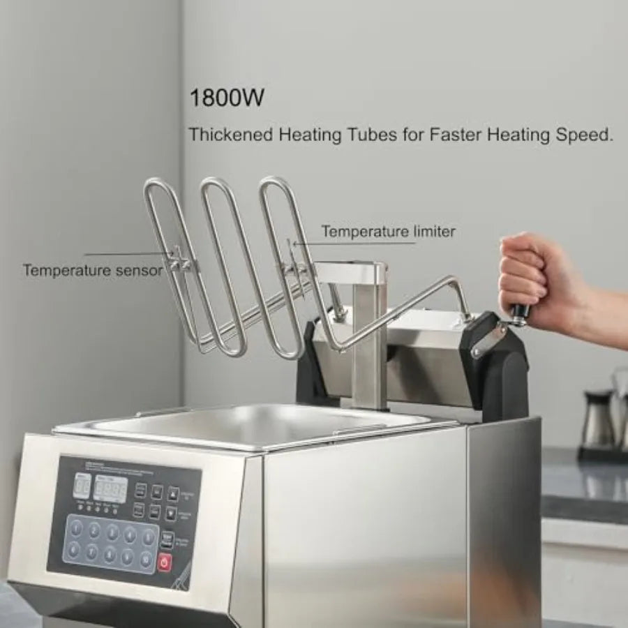 Smart Fully Automatic Deep Fryer 1800W With Auto Lift