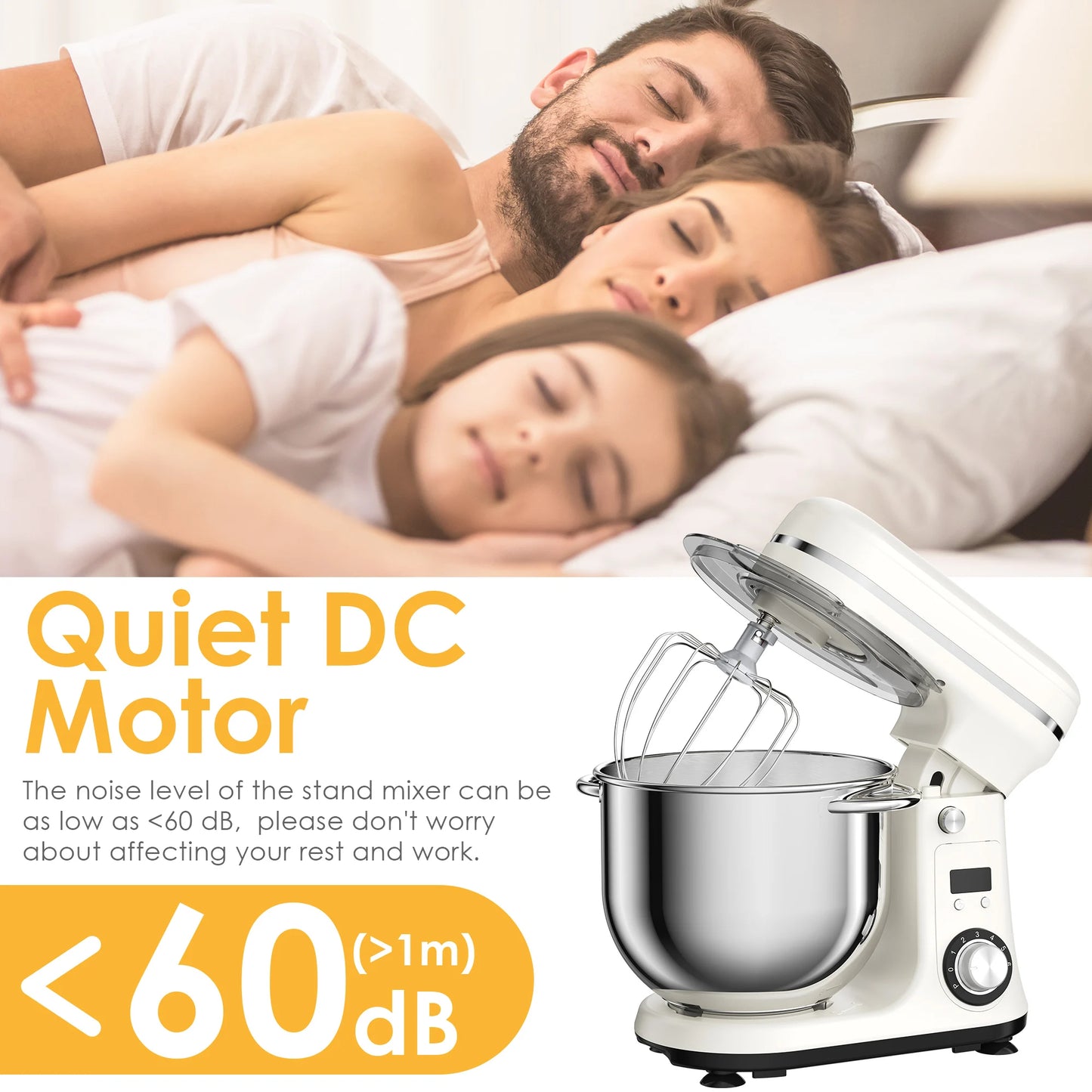Biolomix Kitchen Stand Mixer And Blender With Quiet Motor
