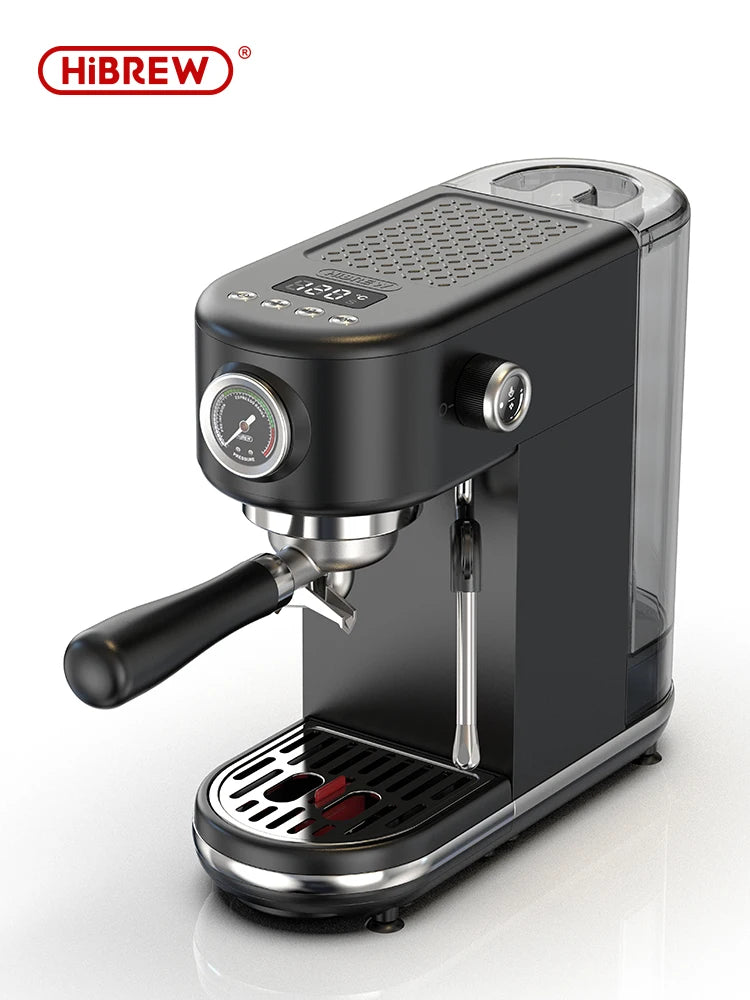 HiBREW 20 Bar Semi Automatic Espresso Machine With Adjustable Temperature