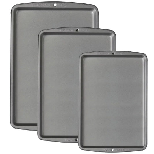 Premium Non-Stick Stainless Steel Cookie Sheet Bakeware Set