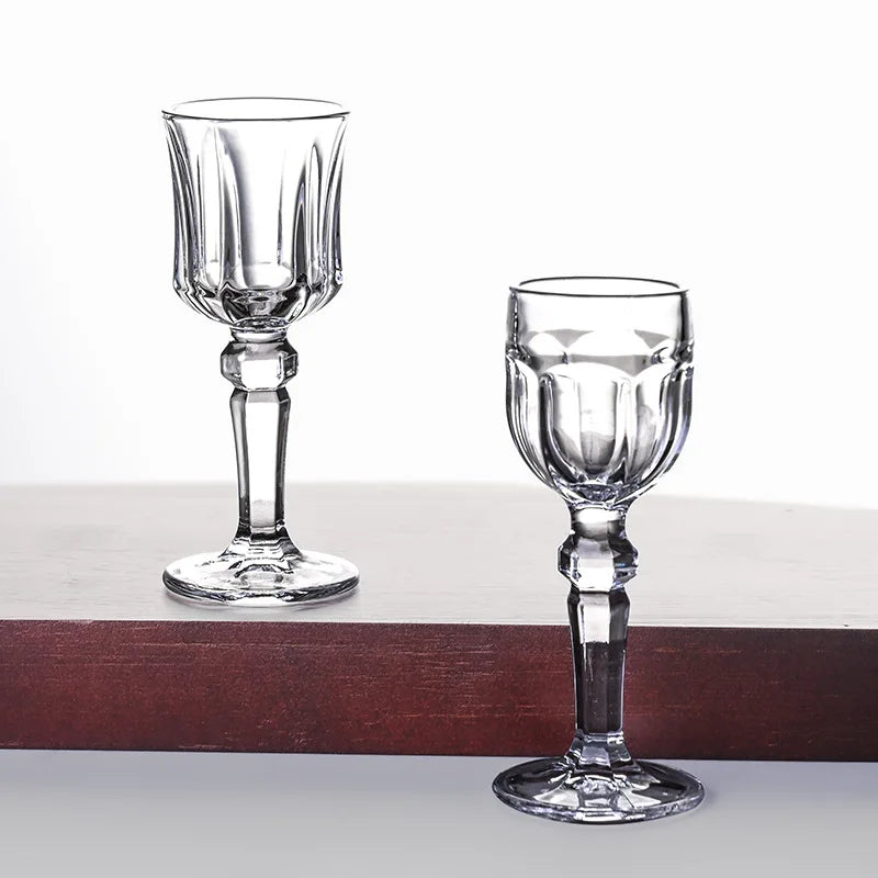 Glass Cocktail Set 2pcs Exquisite Goblets For Spirits