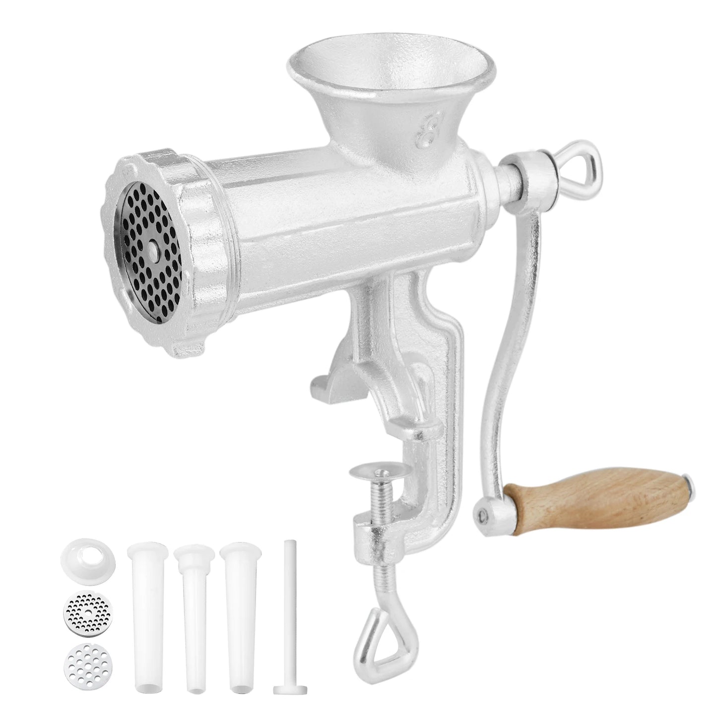 SucceBuy Manual Meat Grinder Heavy Duty Cast Iron Mincer