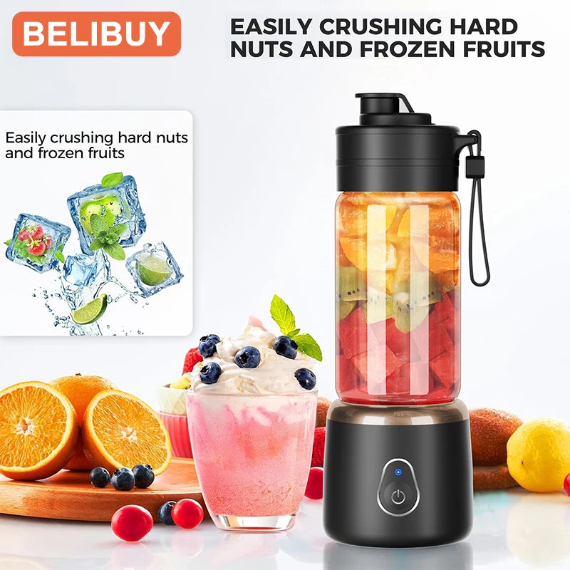 Portable USB Rechargeable Electric Juicer for Travel