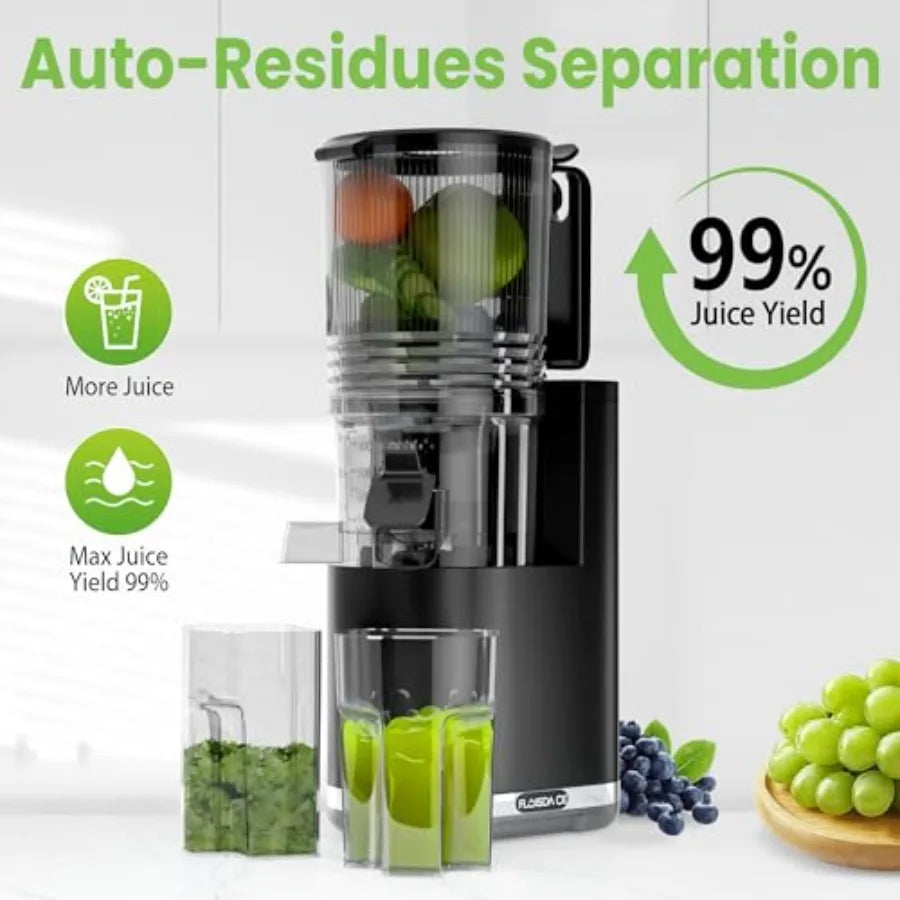 Cold Press Juicer Slow Masticating 350W High Juice Yield