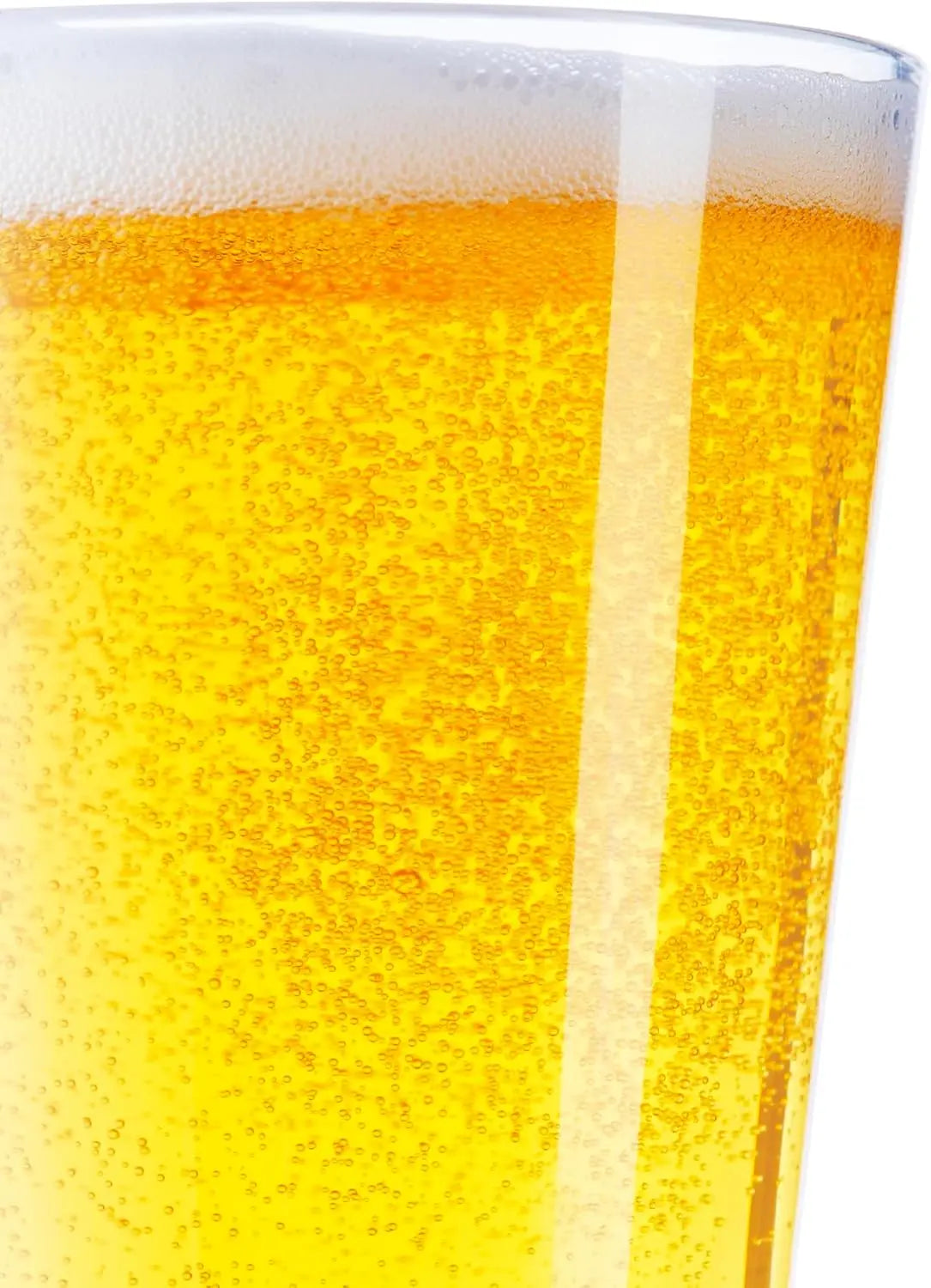 Heat Tempered Crystal Clear Beer Glasses Set for Home Bar