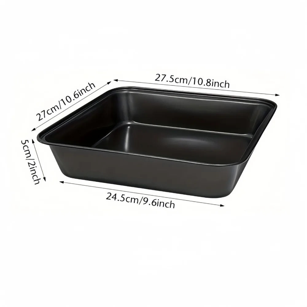 Nonstick Rectangular Carbon Steel Roasting Pan For Bread And Cake