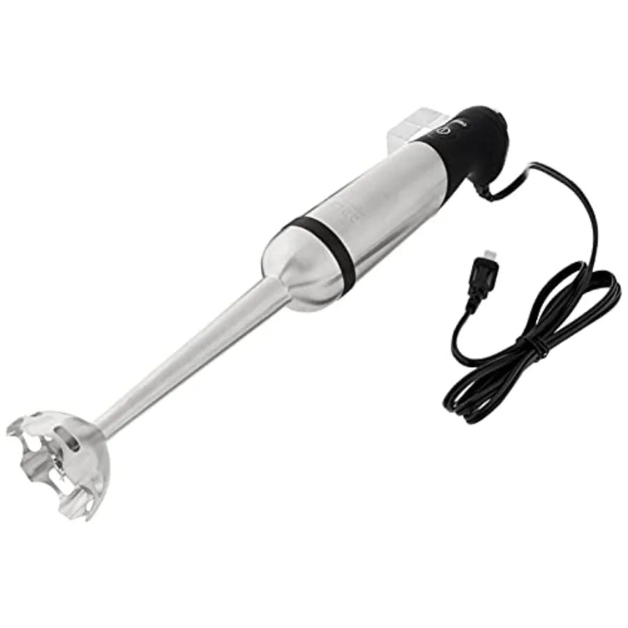 Immersion Blender Stainless Steel 600W Turbo Detachable Variable Speed