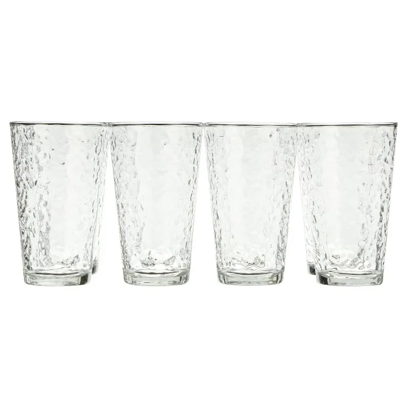 Vintage Frost Glass Drinkware Set Eight Piece For Everyday Use