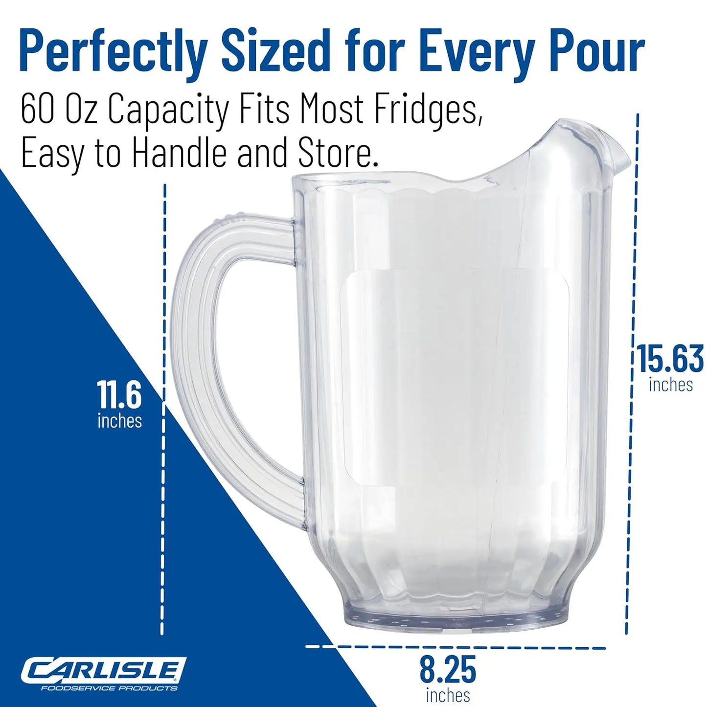 Versapour Clear Pitcher For Restaurants And Catering