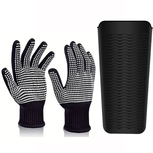 Heat Resistant Barbecue Gloves Anti Scald for Kitchen and Grilling