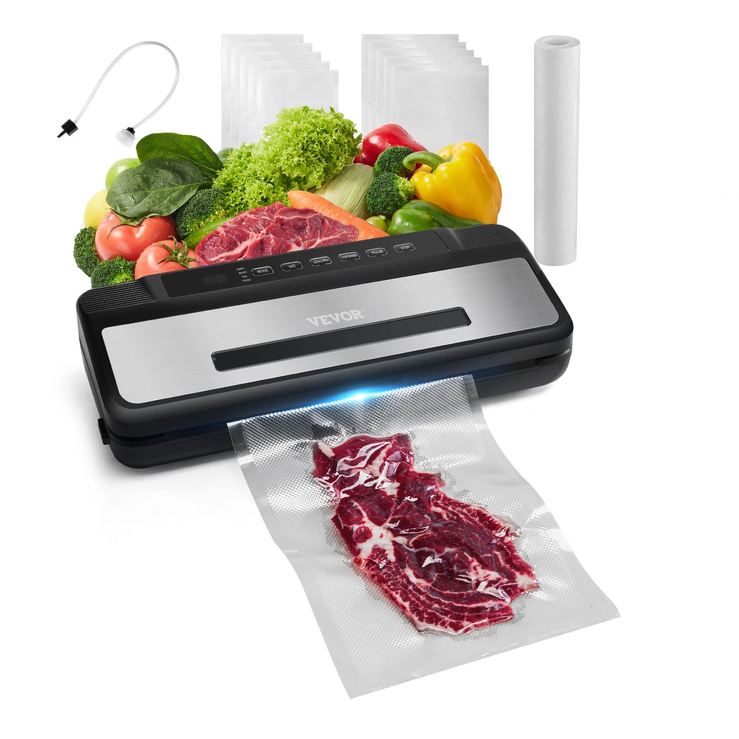 SucceBuy 7 In 1 Electric Vacuum Sealer For Food Preservation