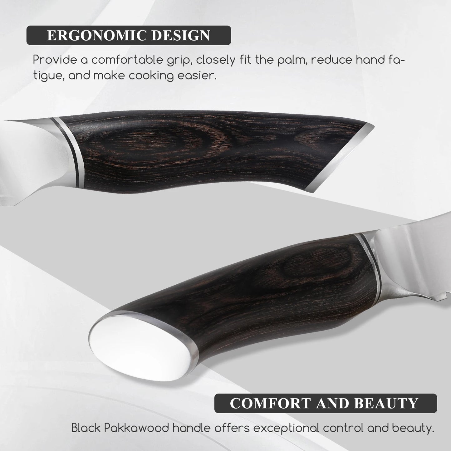 Shangdao 6-Piece Steak Knife Set With High Carbon Steel
