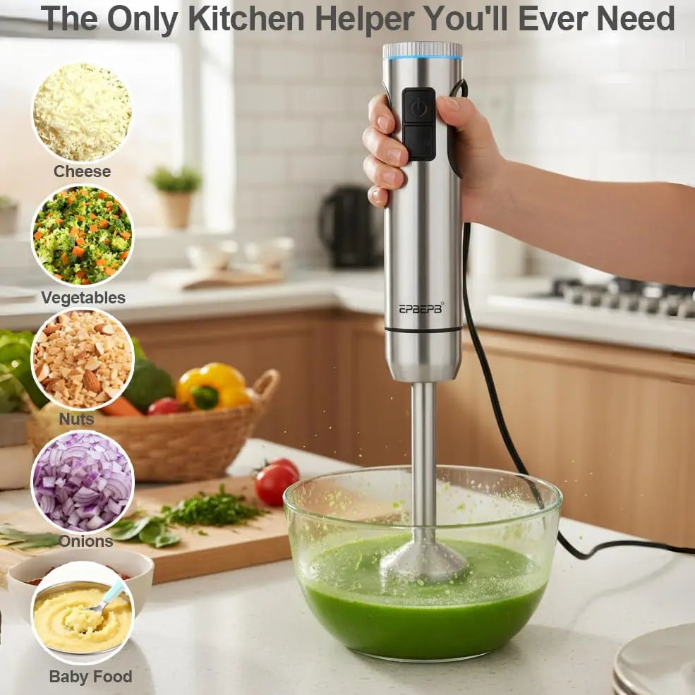 12 In 1 Immersion Blender Set Handheld Stick Mixer