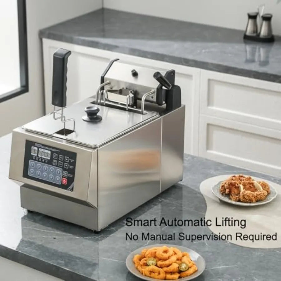 Smart Fully Automatic Deep Fryer 1800W With Auto Lift