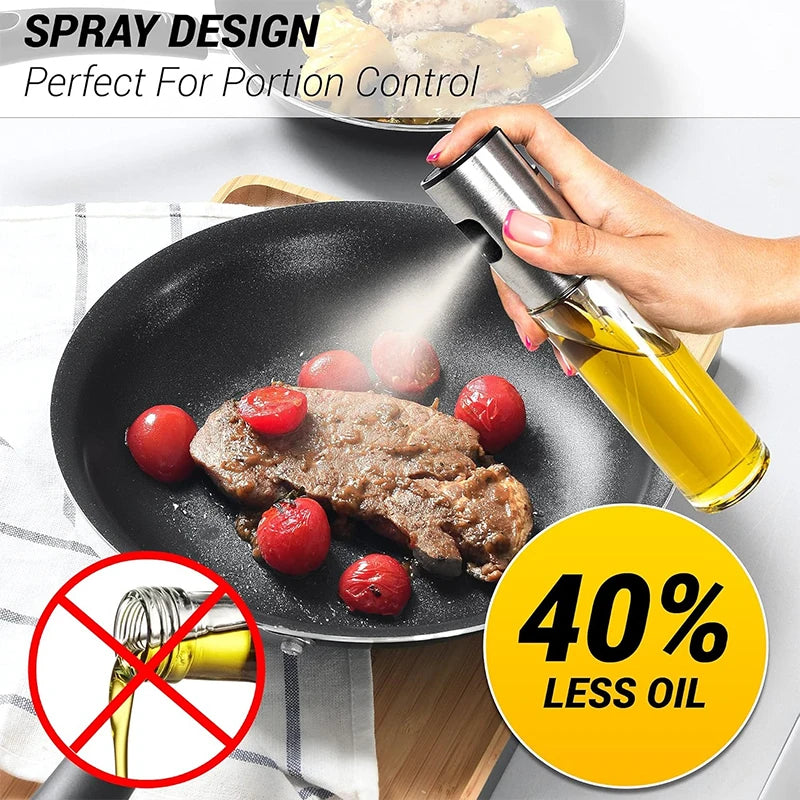 Olive Oil Sprayer Cooking Glass Dispenser Bottle YY181