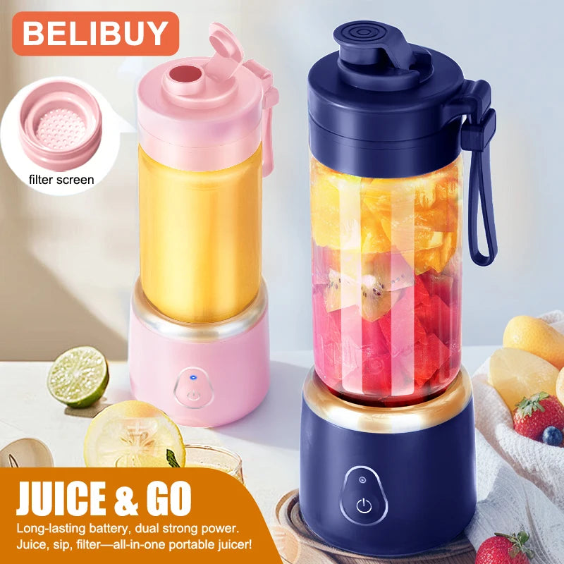 Portable USB Rechargeable Electric Juicer for Travel