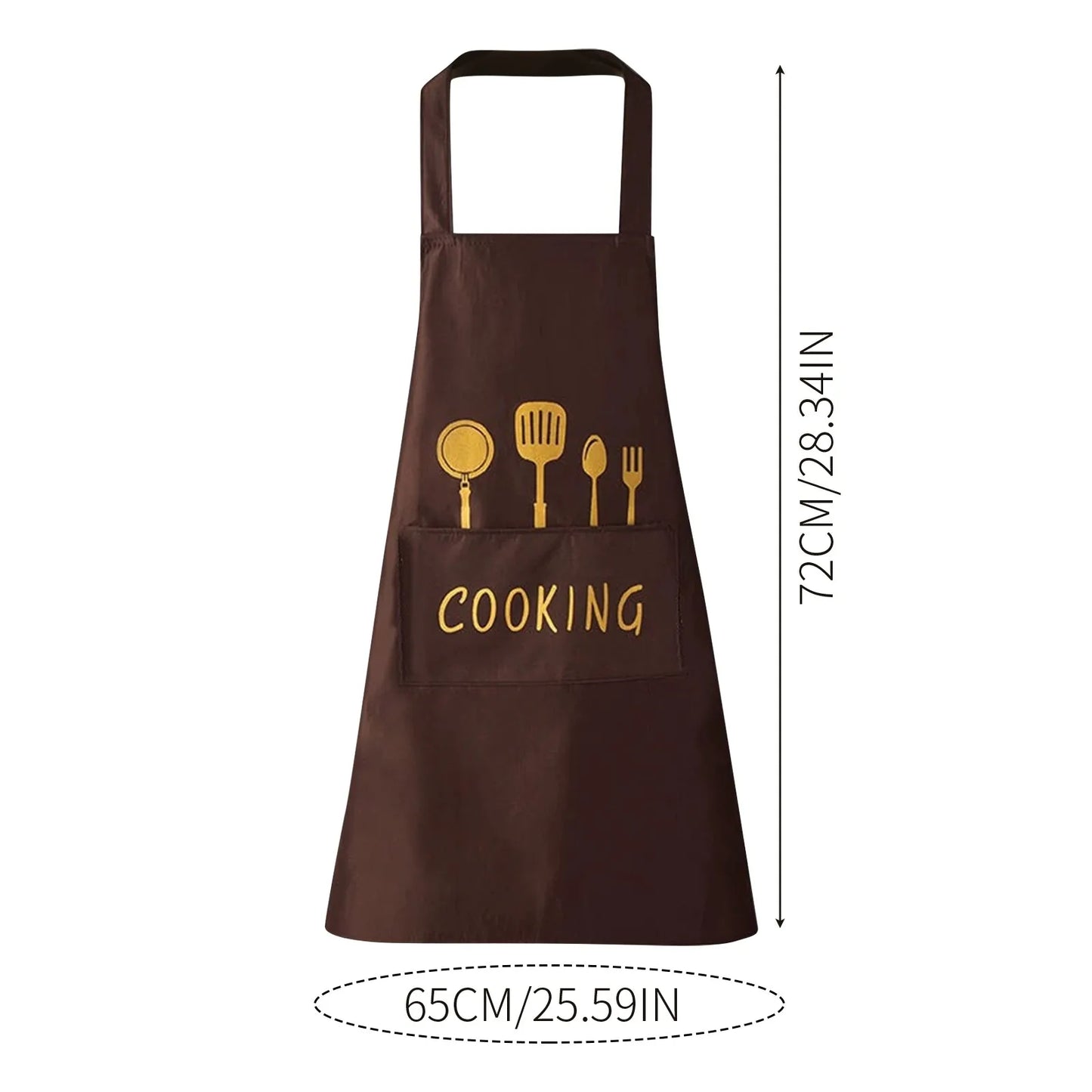 Fashion Cute Printed Unisex Kitchen Apron For Cooking