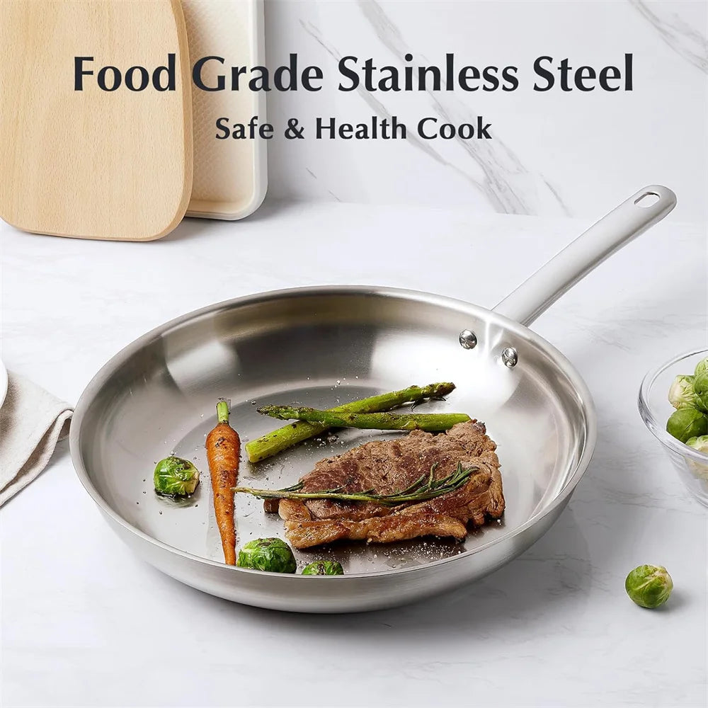 KOCH SYSTEME CS Stainless Steel Pots And Pans Set Induction Compatible