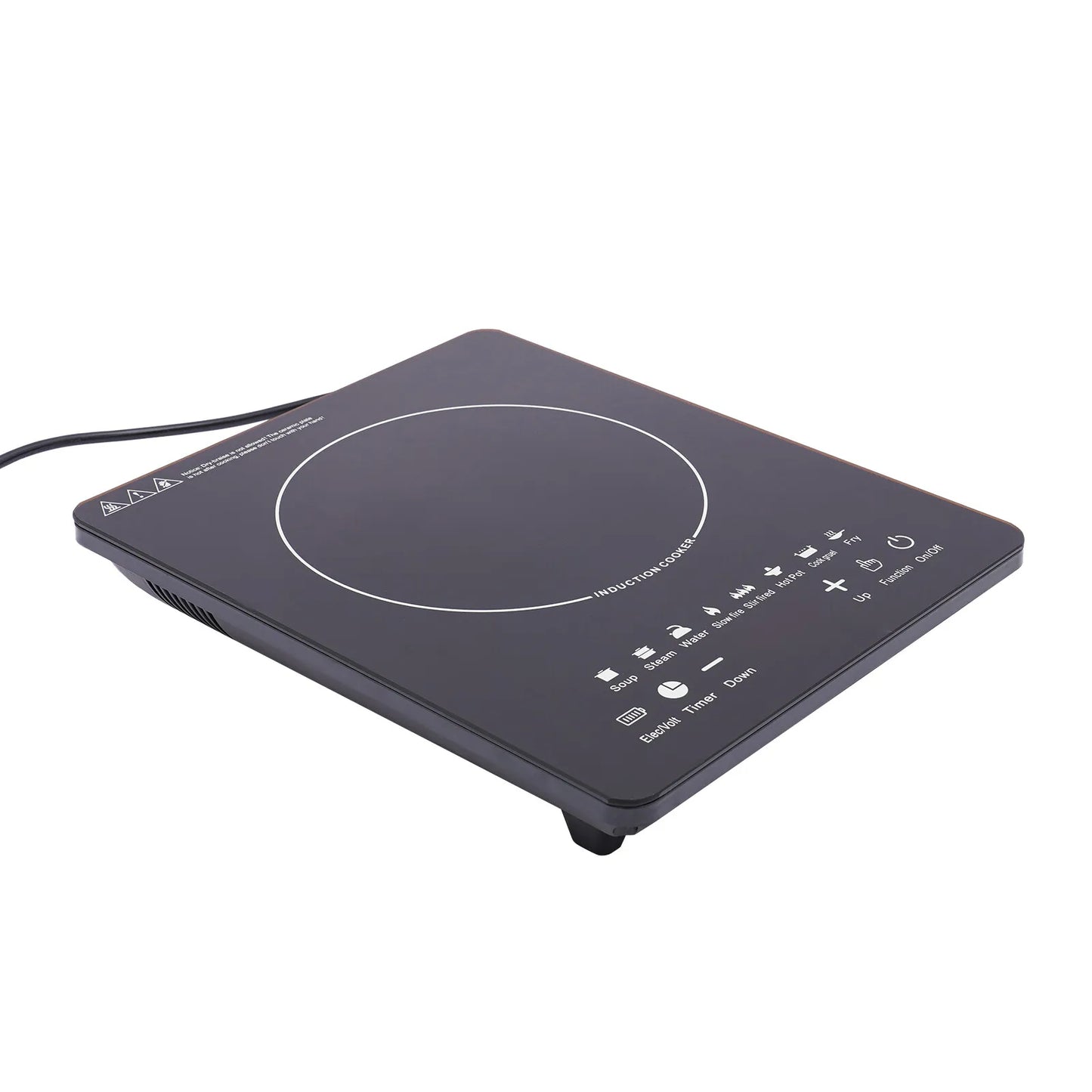 Electric Induction Cooktop 750W Portable With Touch Panel And Timer