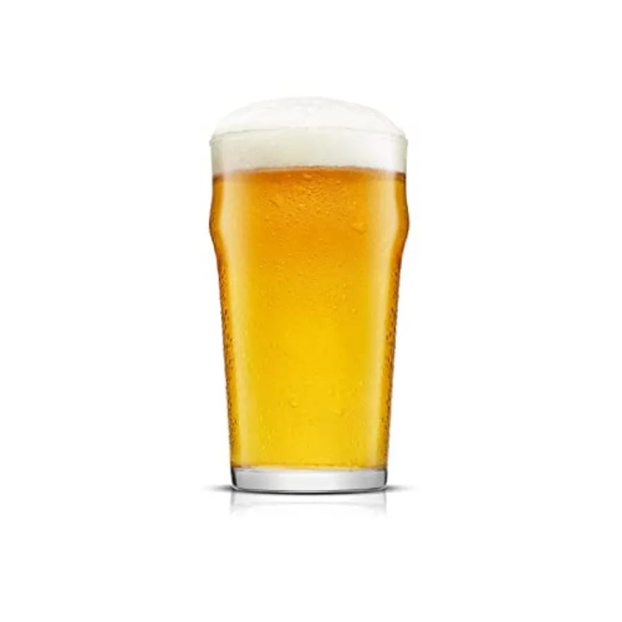 Beer Pint Glasses Set Of 4 In Traditional Pub Style