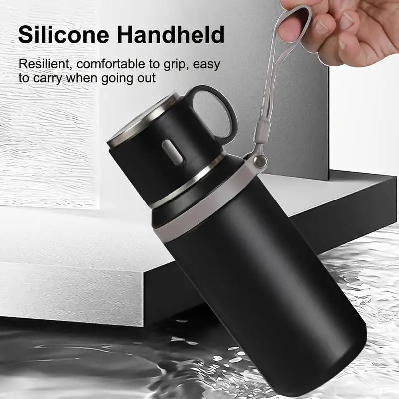 Stainless Steel Travel Mug Leak-Proof Thermos For Coffee And Tea
