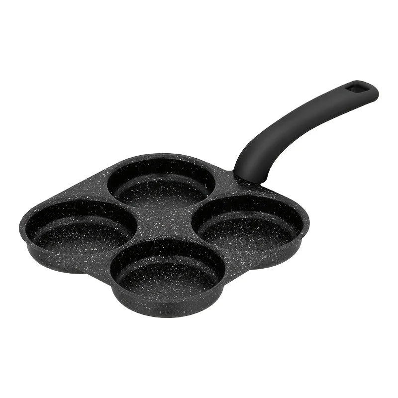 Medical Stone Four Hole Omelette Pan Nonstick Flat Bottom Frying Pan