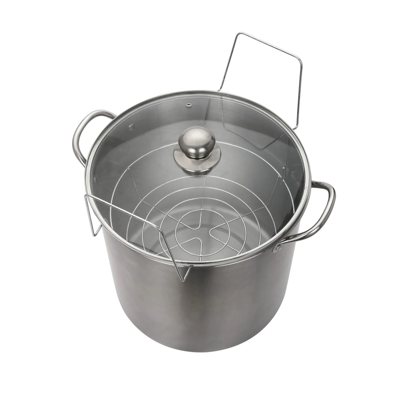 Stainless Steel Canning Pot With Rack Dual Water Bath Canner