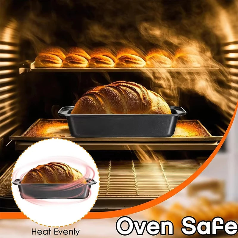 Nonstick Carbon Steel Bread Loaf Pan for Baking Rectangle Bakeware