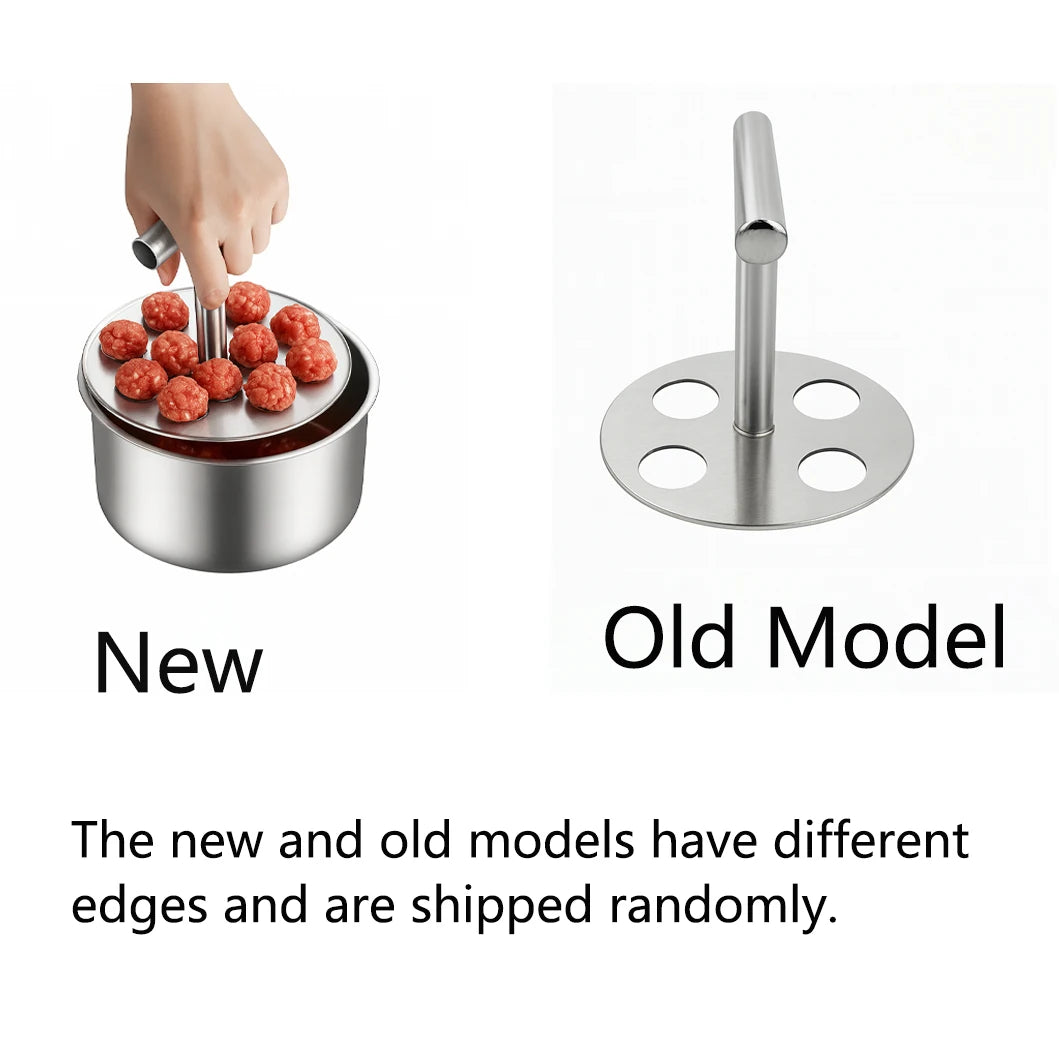 DHDH Manual Meatball Maker Machine Stainless Steel 6/12 Holes