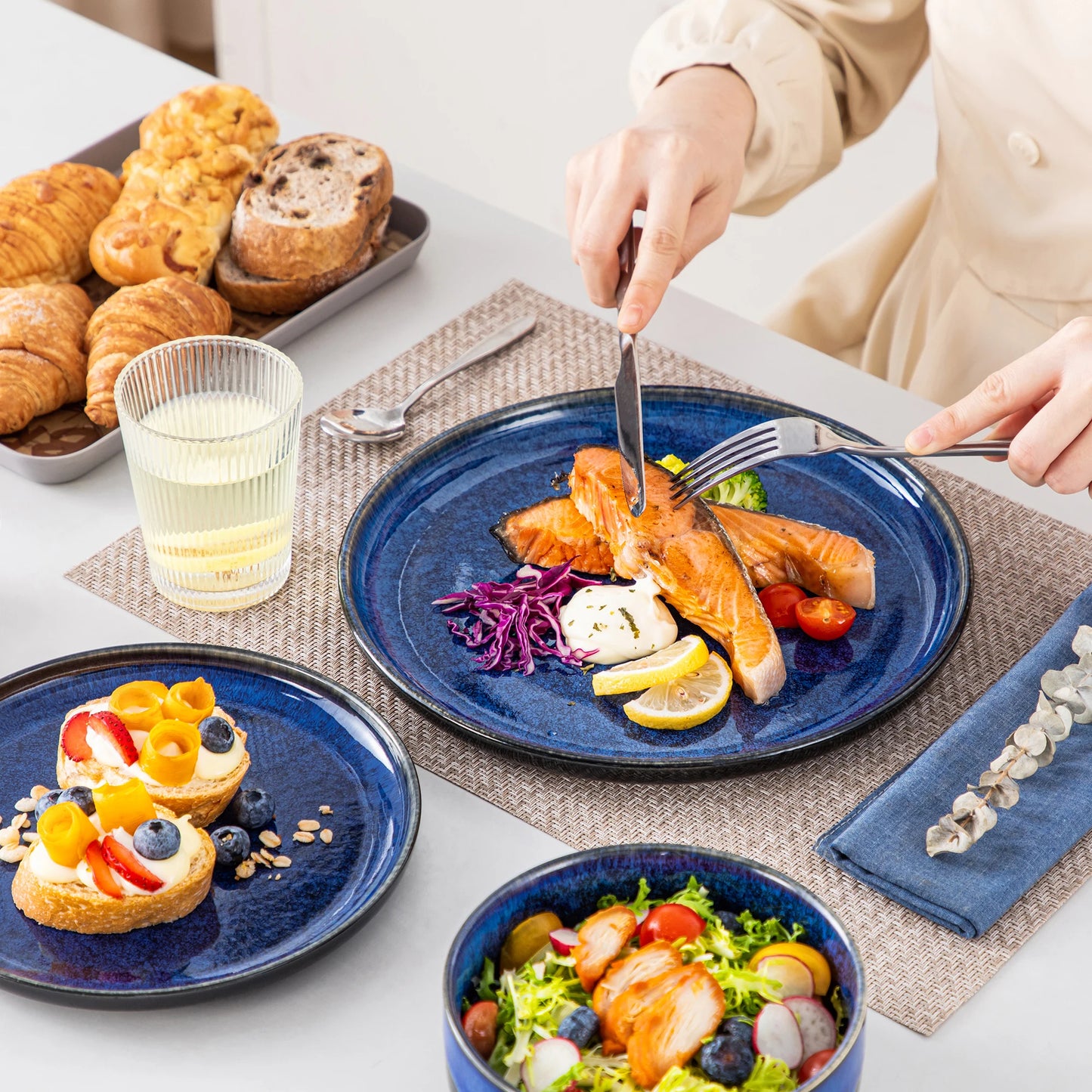 Malacasa Starry Stoneware Dinnerware Set