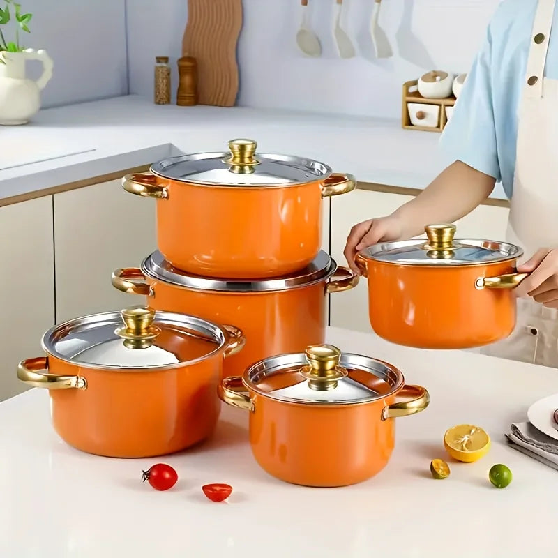 Stainless Steel Nonstick Cookware Set For Induction Cooking
