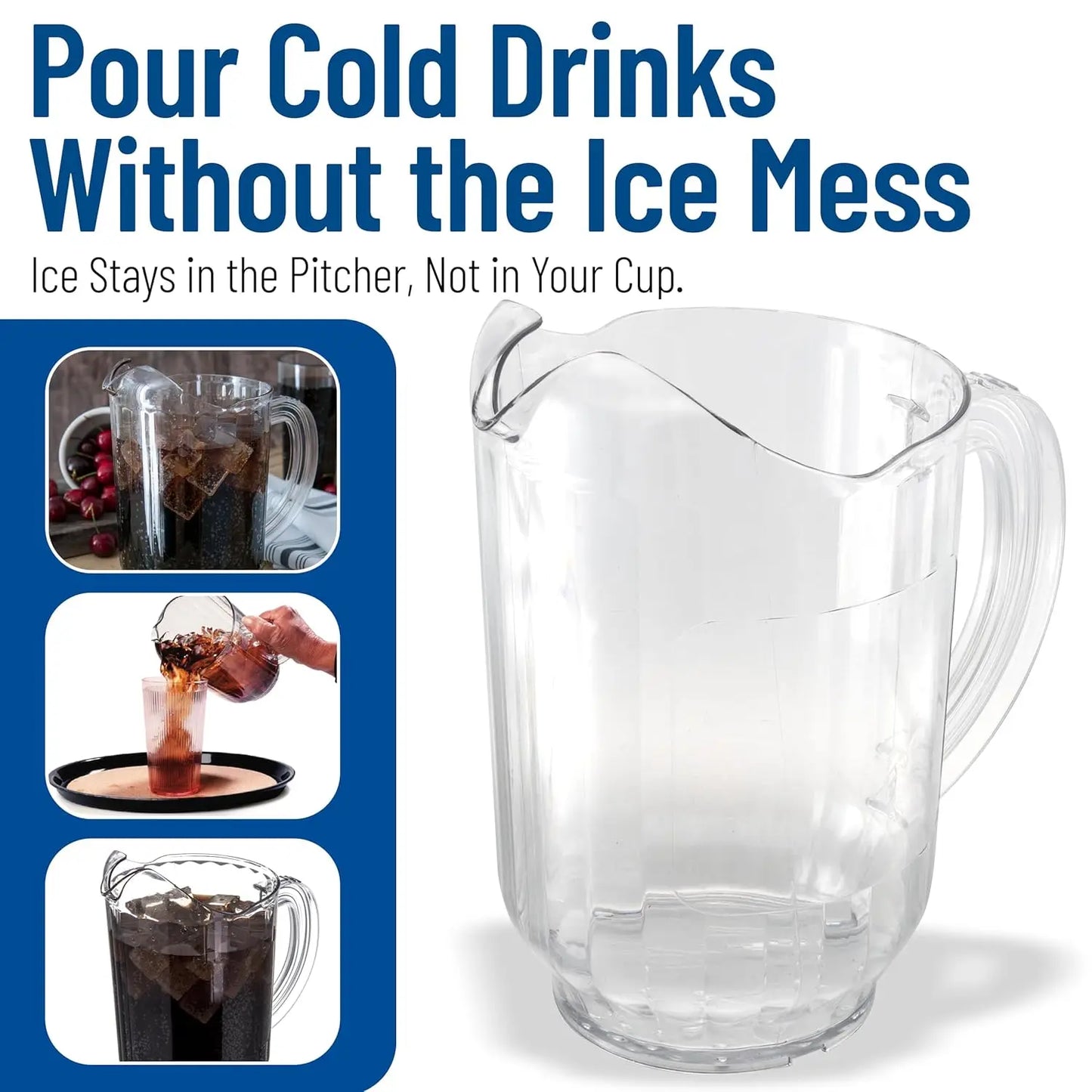 Versapour Clear Pitcher For Restaurants And Catering