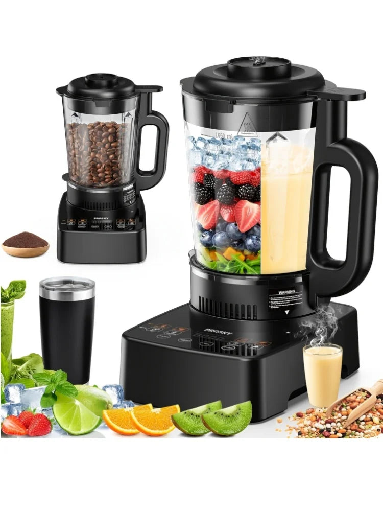 Prasky 2400W Heating Blender Auto Clean Professional Blender