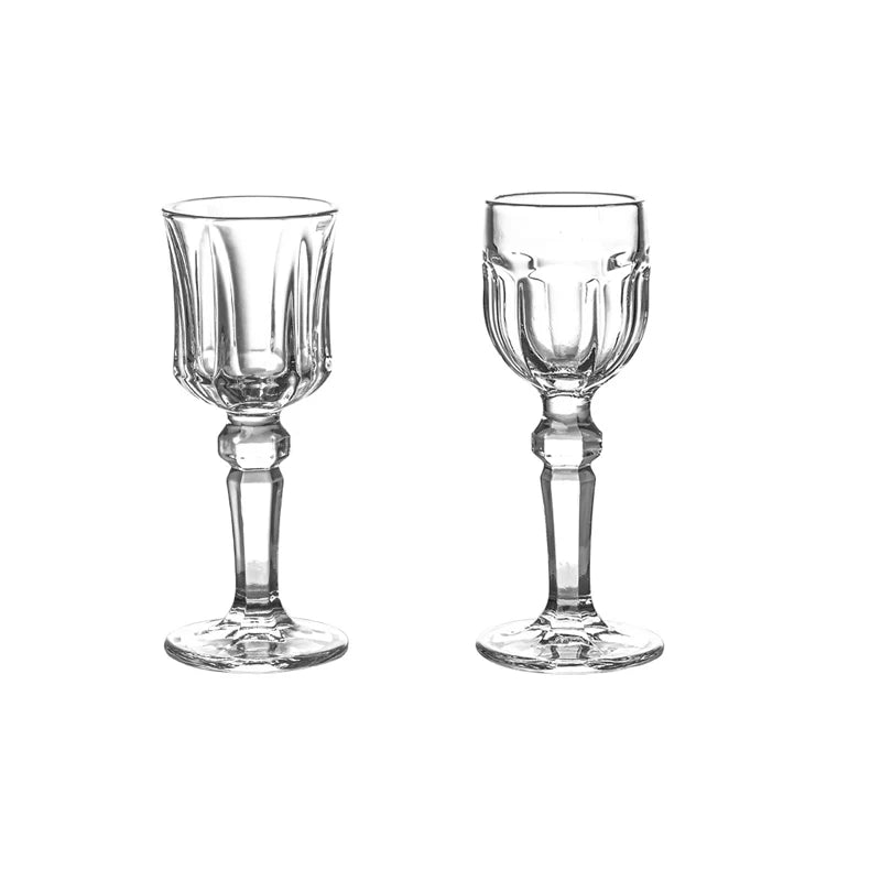 Glass Cocktail Set 2pcs Exquisite Goblets For Spirits