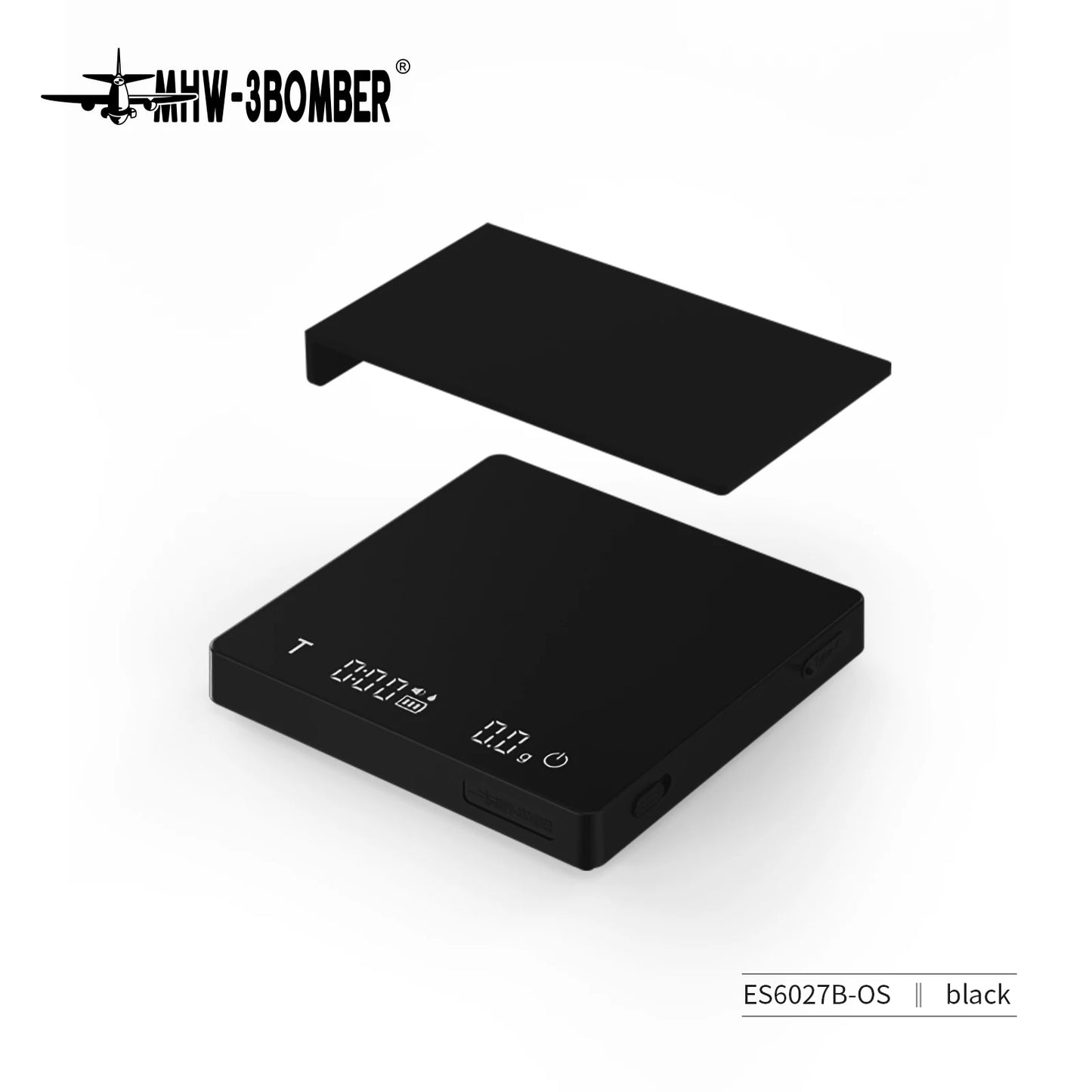 MHW-3BOMBER Coffee Scale With Timer Rechargeable Digital Kitchen Scale