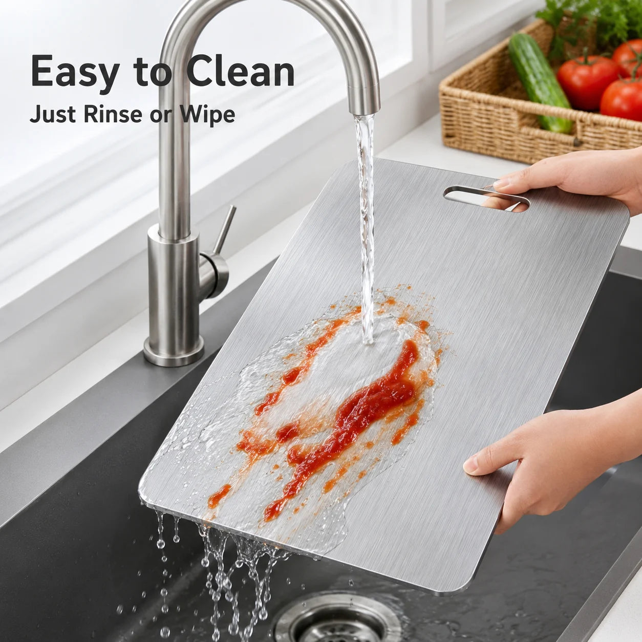 Titanium Cutting Board Set Double Sided Chopping Board For Kitchen