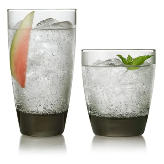 Classic Rocks and Tumbler Glasses Set Dishwasher Safe