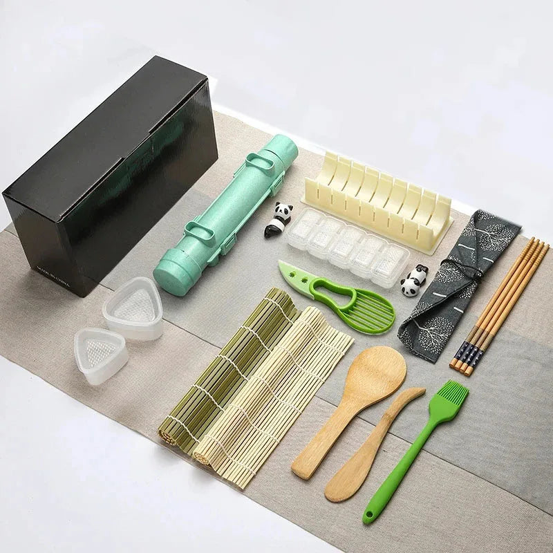 Sushi Maker Set Kit With Rolling Mold And Bamboo Mat
