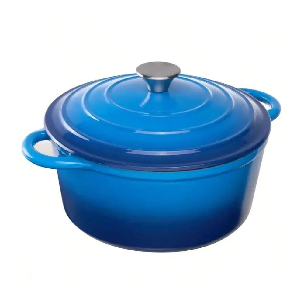 Cast Iron Dutch Oven Pot With Lid Stews Braising Roasting