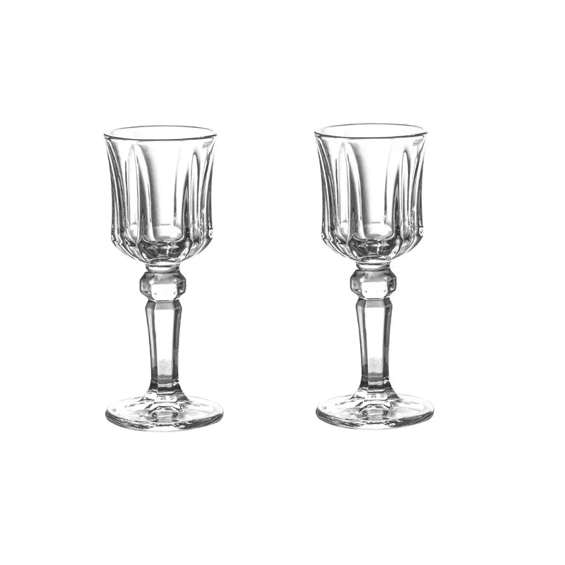 Glass Cocktail Set 2pcs Exquisite Goblets For Spirits